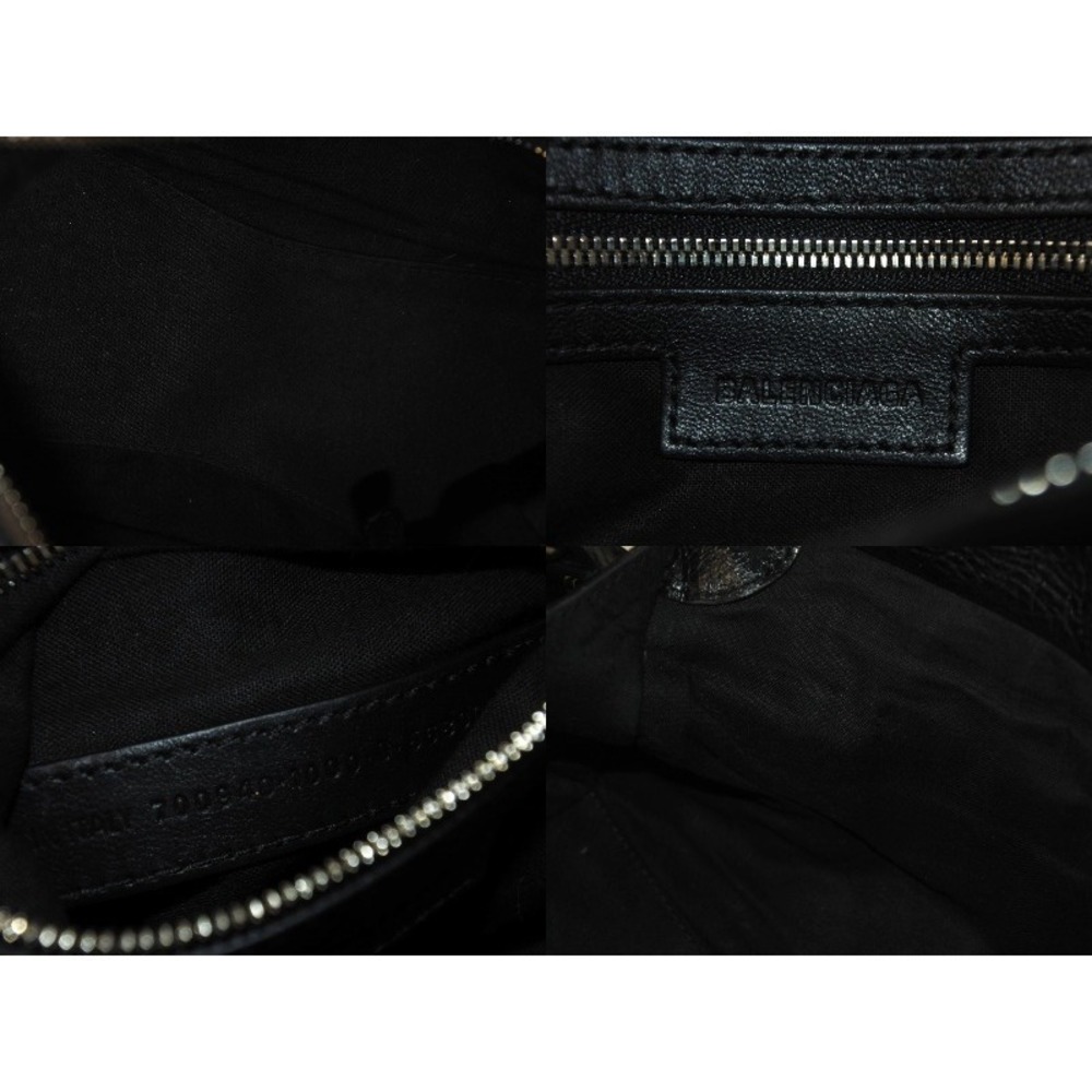 Balenciaga City Black Shoulder Cagoule XS Neo Handbag Bag Leather - Picture 8 of 8